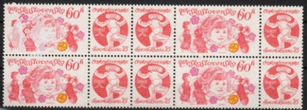 2140 - větší celek 4 známky + 6 K ** - 1975