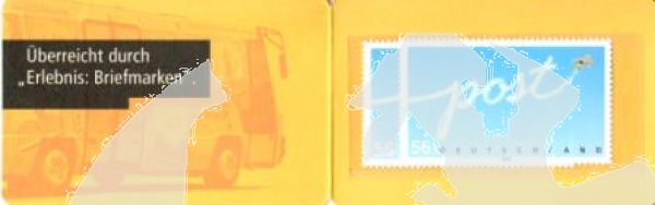 NSR MH 2250 ** - 2002 98 002 - reklama "Deutsche Post / Philatelie Mobil"