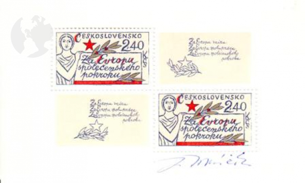 2275 A A - podpis „J. Mráček“ ** - 1977