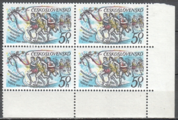 2422 čtyřblok ** - 1980