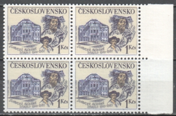 2427 čtyřblok ** - 1980
