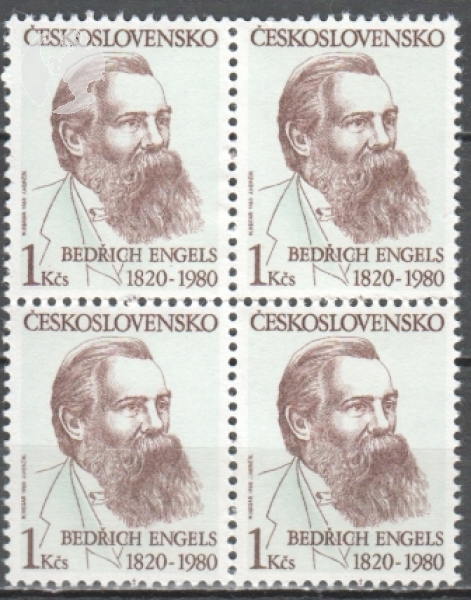 2437 čtyřblok ** - 1980