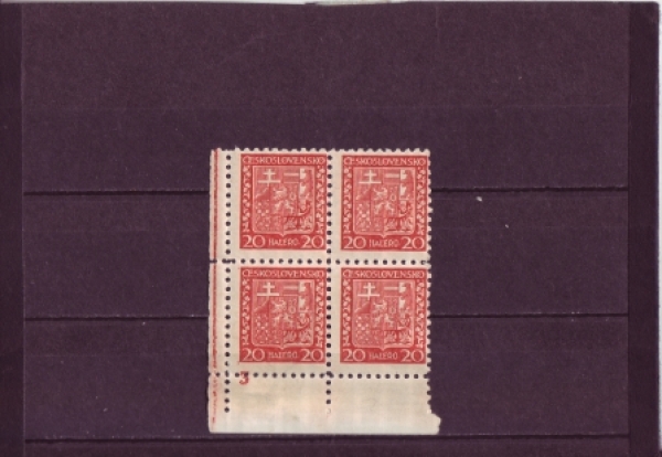 250 - 3 - L D čtyřblok ** - 1929