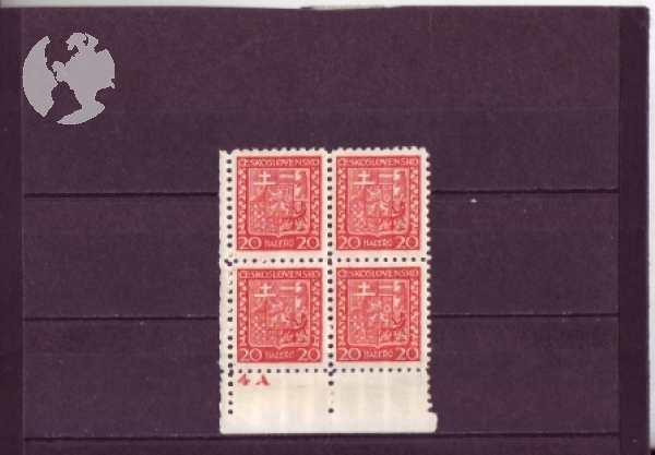 250 - 4 A - L D čtyřblok ** - 1929