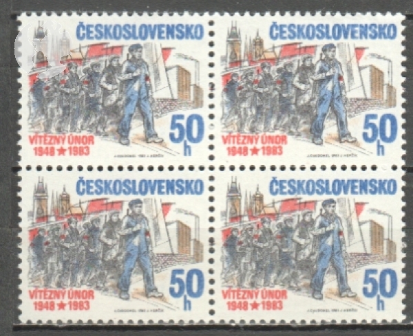 2579 čtyřblok ** - 1983