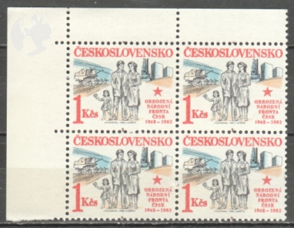 2580 čtyřblok ** - 1983