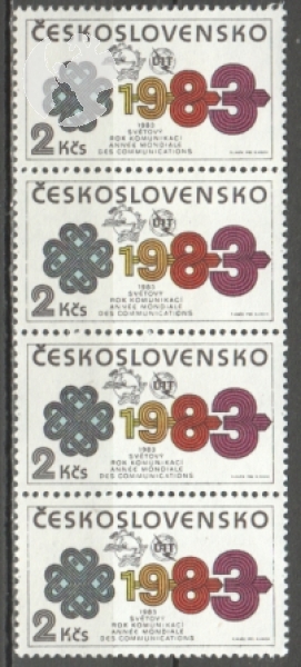 2581 - čtyřpáska - svisle ** - 1983