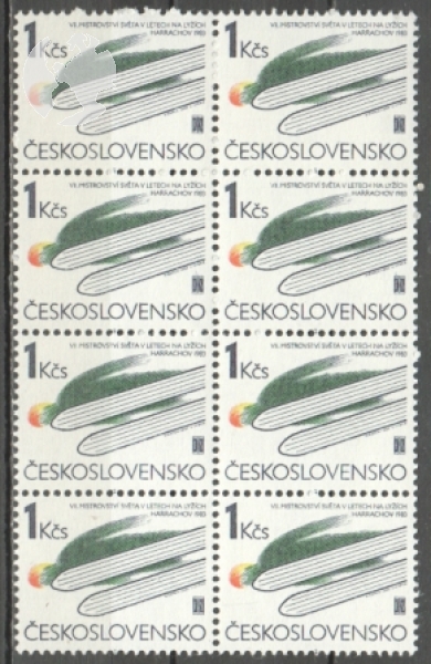 2585 - větší celek 8 známek - svisle ** - 1983