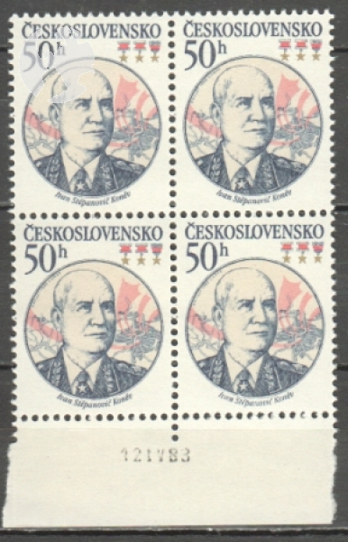 2593 čtyřblok ** - 1983