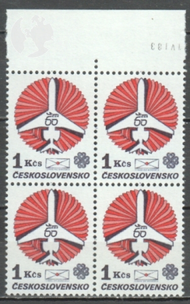 2605 / 2607 čtyřblok ** - 1983