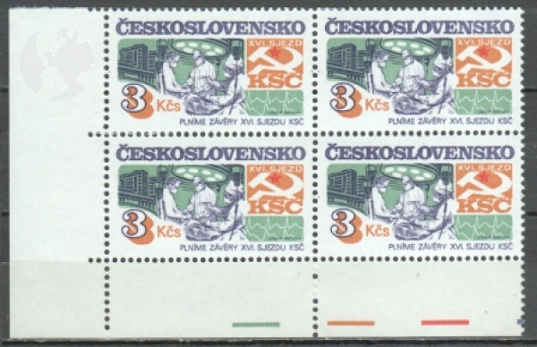 2608 / 2610 čtyřblok ** - 1983