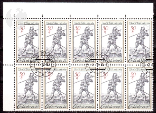 2621 / 2625 - větší celek 10 známek ● - 1983