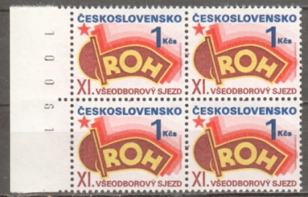 2790 čtyřblok ** - 1987