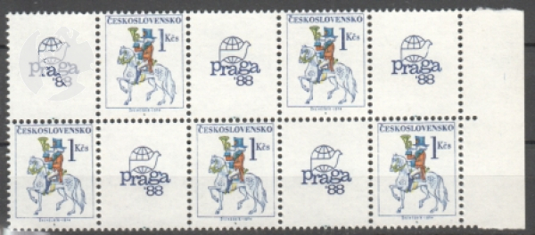 2814 - větší celek 5 známky + 5 K ** - 1987