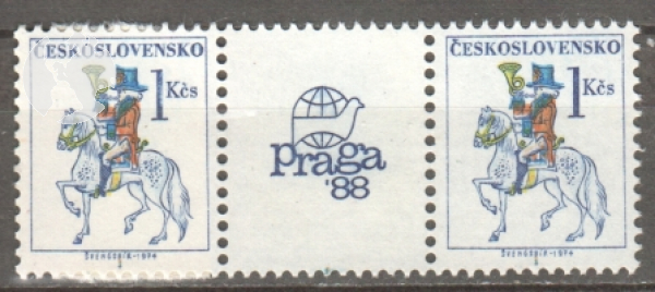 2814 ZN + K + ZN vodorovně ** - 1987