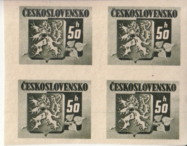 0363 A + 0365 A + 0366 A + 0368 A + 0370 A - Viererblock ** - 1945