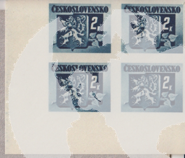 0363 B / 0371 B - Viererblock ** - 1945
