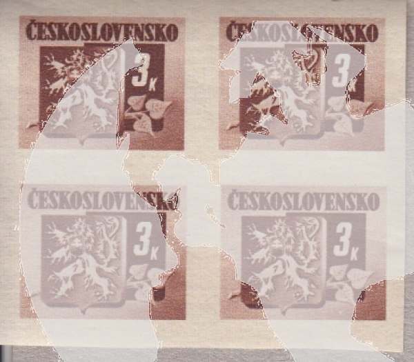 0363 A + 0365 A + 0366 A + 0368 A + 0370 A - Viererblock ** - 1945