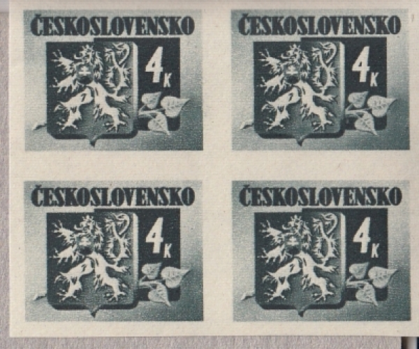 0363 B / 0371 B - Viererblock ** - 1945