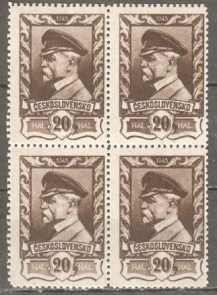 0383 - čtyřblok ** - 1945