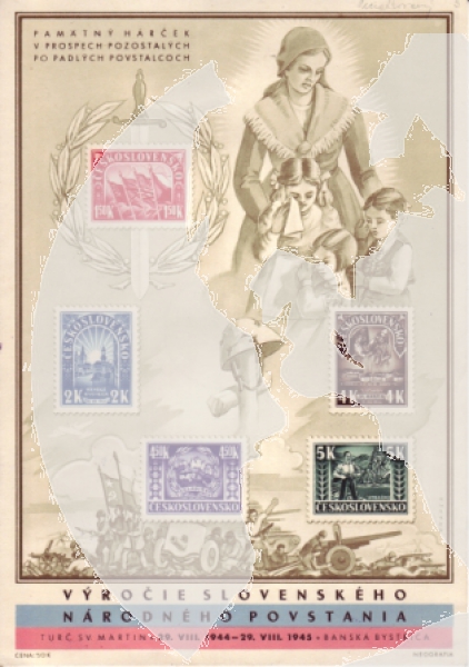 0408 / 0412 A - Banská Bystrica 29. VIII. 45 ● - 1945