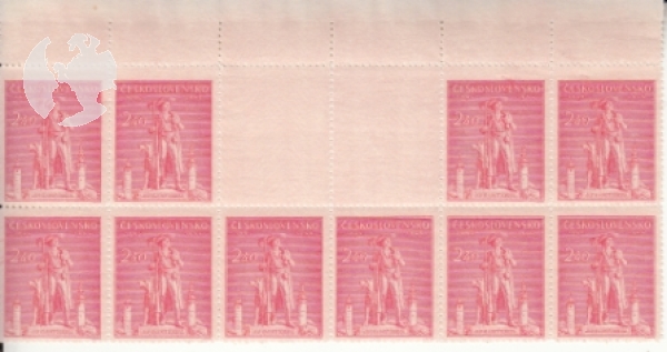 0431 / 0432 VK 6 - větší celek 10 známek + 2 K ** - 1945