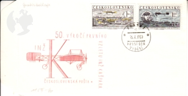 FDC L 0044 / L 0045 ● - 1959