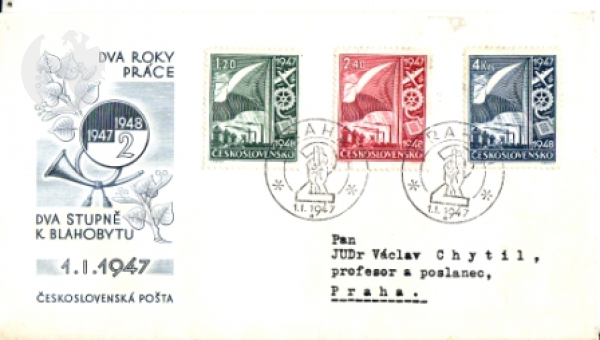 FDC 447 / 449 - M 1 / 47 - 150 ● - 1947