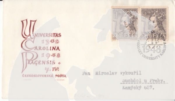 FDC 470 - 2 C / 48 n ● - 1948