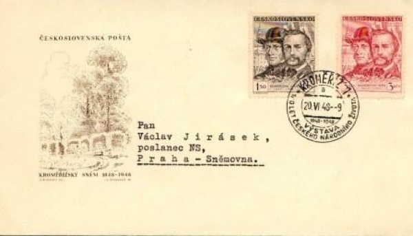 FDC 479 / 480 - M 4 / 48 - 197 ● - 1948