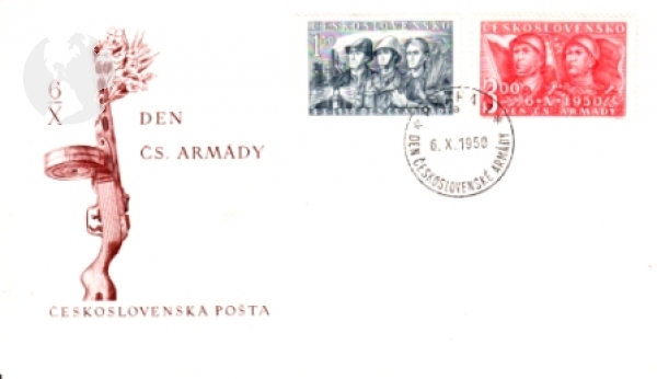 FDC 554 / 555 ● - 1950