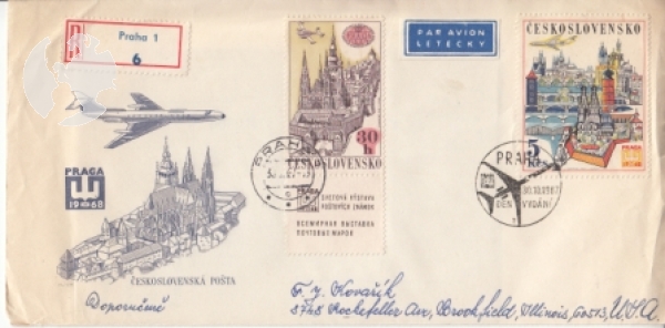 FDC L 0056 / L 0062 - částečně s podpisem ● - 1967