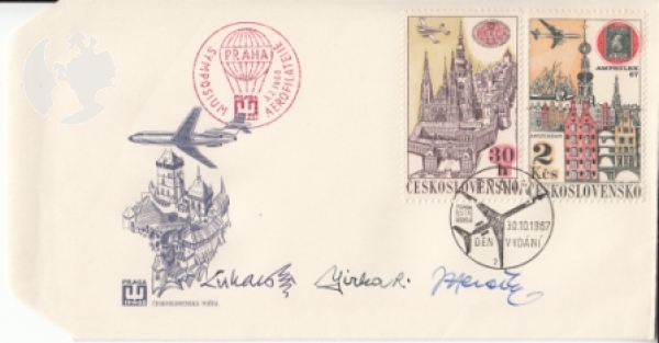 FDC L 0056 / L 0062 - částečně s podpisem ● - 1967