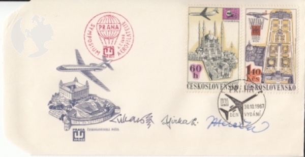 FDC L 0056 / L 0062 - částečně s podpisem ● - 1967