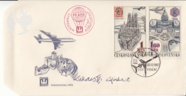 FDC L 0056 / L 0062 - částečně s podpisem ● - 1967