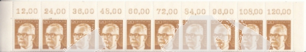 NSR 0691 desetipáska vodorovně ** - 1971