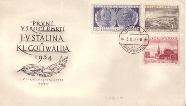 FDC 0772 / 0774 ● - 1954