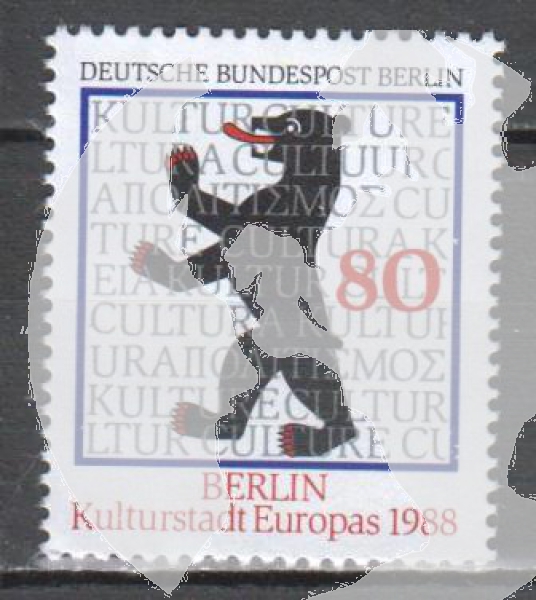 Západní Berlín 0800 ** - 1988 - bez lepu