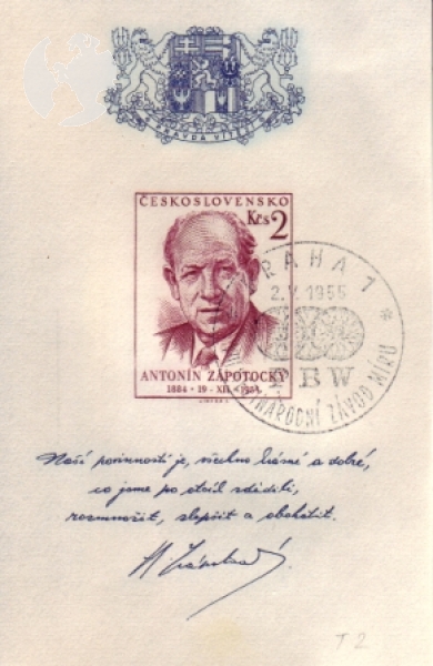 0813 A Typ II - 2. V. 1955 ● - 1954