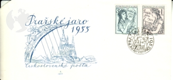 FDC 0825 / 0826 ● - 1955