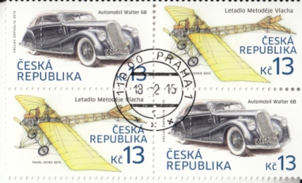0838 + 0839 + 0839 + 0838 čtyřblok ● - 2015