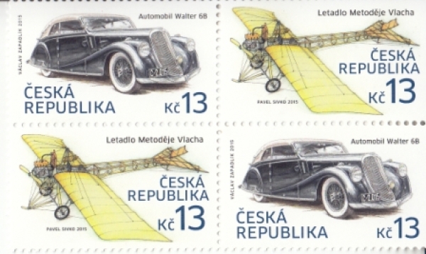 0838 + 0839 + 0839 + 0838 čtyřblok ** - 2015