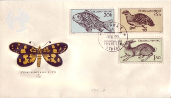 FDC 0844 / 0848 ● - 1955