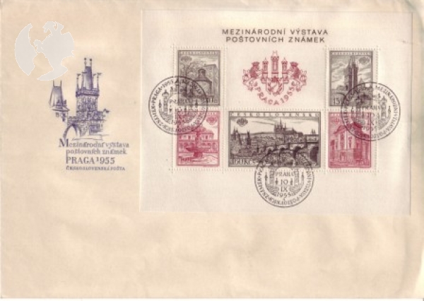 FDC 0853 / 0857 A ● - 1955
