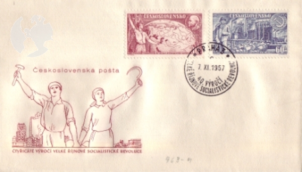 FDC 0963 / 0964 ● - 1957