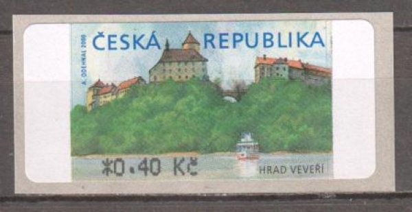 ATM 1 - hrad Veveří 0,40 Kč s hvězdičkou ** - 2000