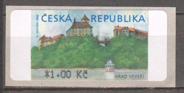 ATM 1 - hrad Veveří 01,- Kč s hvězdičkou ** - 2000