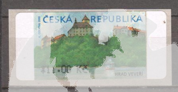 ATM 1 - hrad Veveří 11,- Kč s hvězdičkou ** - 2000