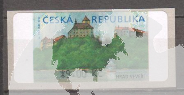 ATM 1 - hrad Veveří 09,- Kč s hvězdičkou ** - 2000