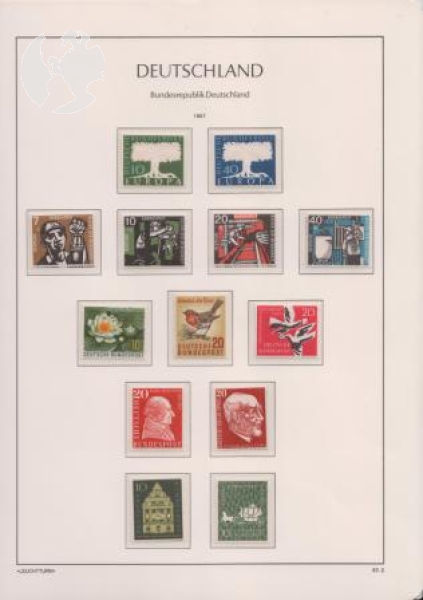 NSR 0249 / 0280 ** - 1957 kompletní čistý (neražený) ročník